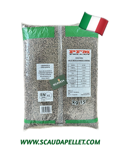 PFM PELLET , castagno/abete EnPlusA1 a Cuneo e Torino